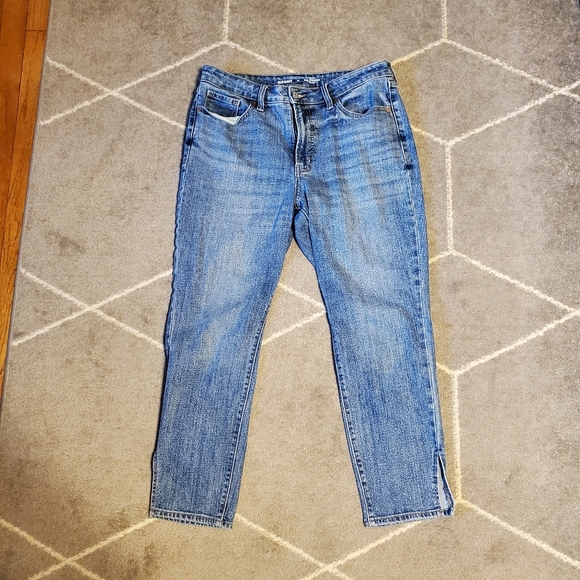 Old navy og straight split-hem jeans SIZE 10 - Picture 1 of 3